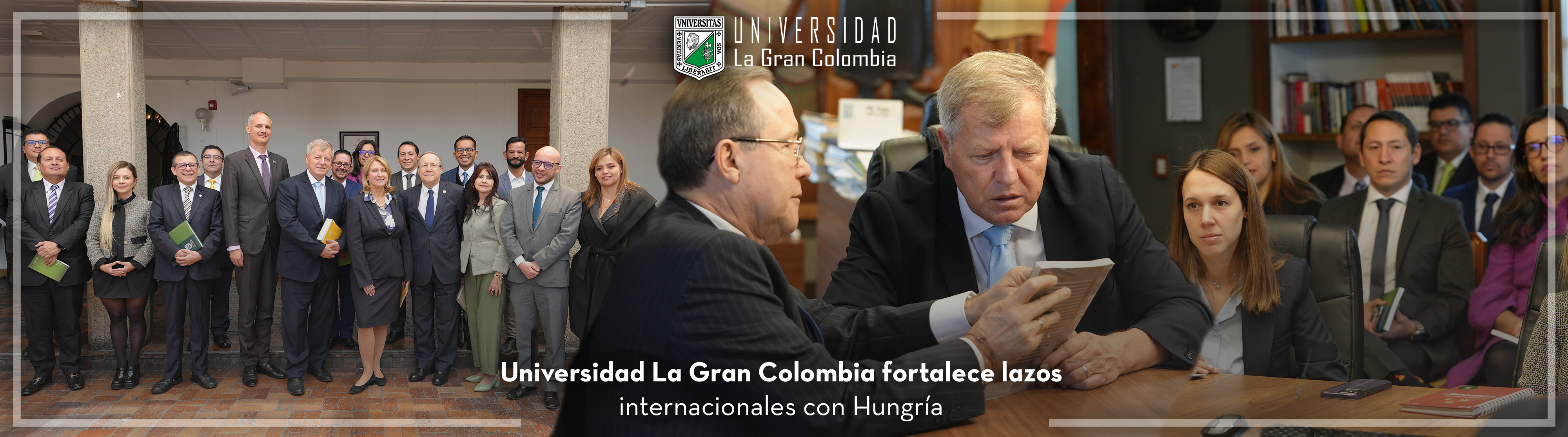 Universidad La Gran Colombia fortalece lazos internacionales con Hungría