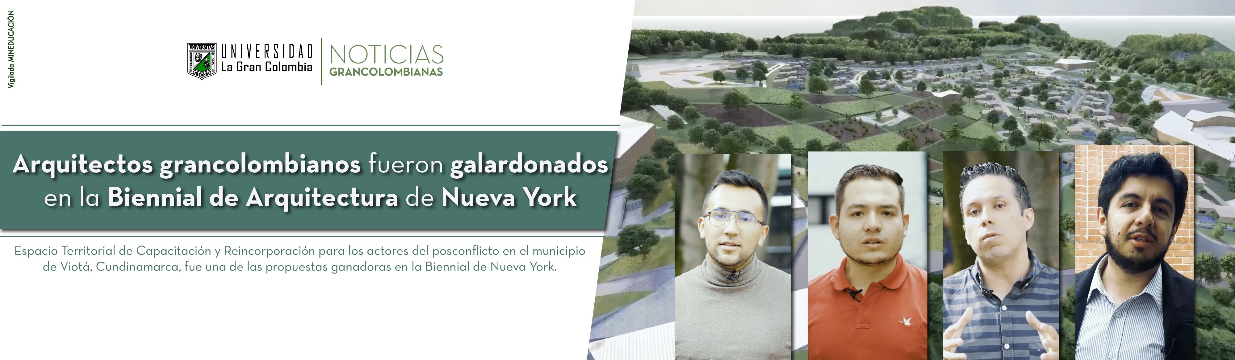 Arquitectos grancolombianos fueron galardonados en la Bienal de Arquitectura de Nueva York