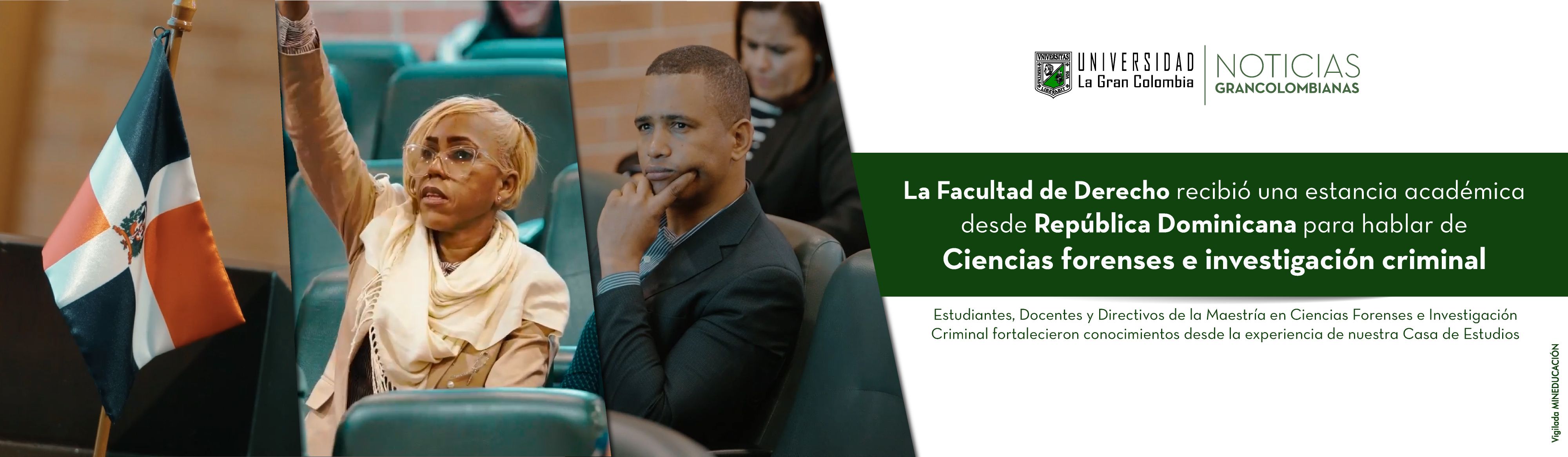 La Facultad de Derecho recibió una estancia académica desde República Dominicana para hablar de Ciencias forenses e investigación criminal