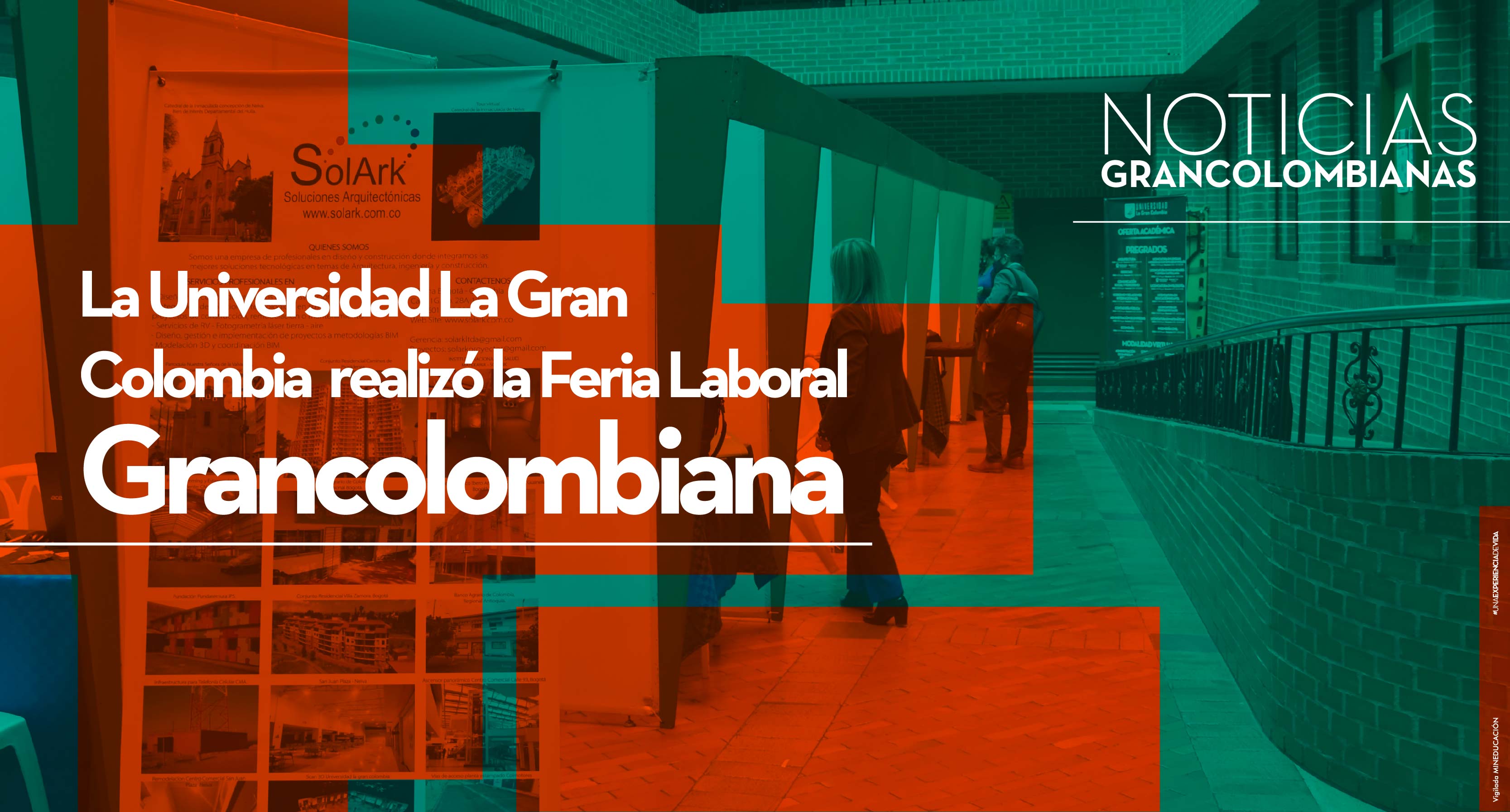 La Universidad La Gran Colombia realizó la Feria Laboral Grancolombiana